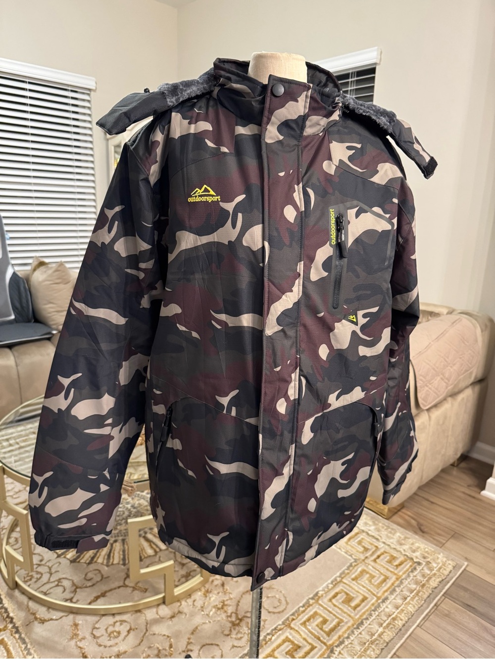 Tacvasen Winter Jacket - Brown/Black